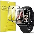 Lamshaw Compatible for FITVII Fitness Tracker Screen Protector, [3 Pack] 3D Full Coverage PET Soft Screen Protector Film Compatible for FITVII HM57 1.85 Smart Watch 2024 (3 Pack)