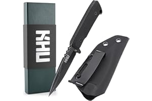 KHU Mini Fixed Blade Knife edc pocket knife Survival Knife Camping Knife D2 Steel G10 Handle, Outdoor Camping Accessories Cam