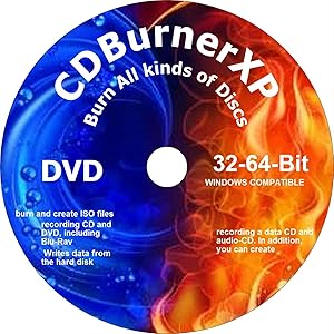 PRO CD/DVD BURNER XP BURNING DVD.+ FREE DVD VIDEO BURN AND CREATE DATA, AUDIO, BLU-RAY, ISO. COMPATIBLE WITH MICROSOFT WINDOWS PC. Great for recording Movies, Music and saving Photos on CD/DVD.
