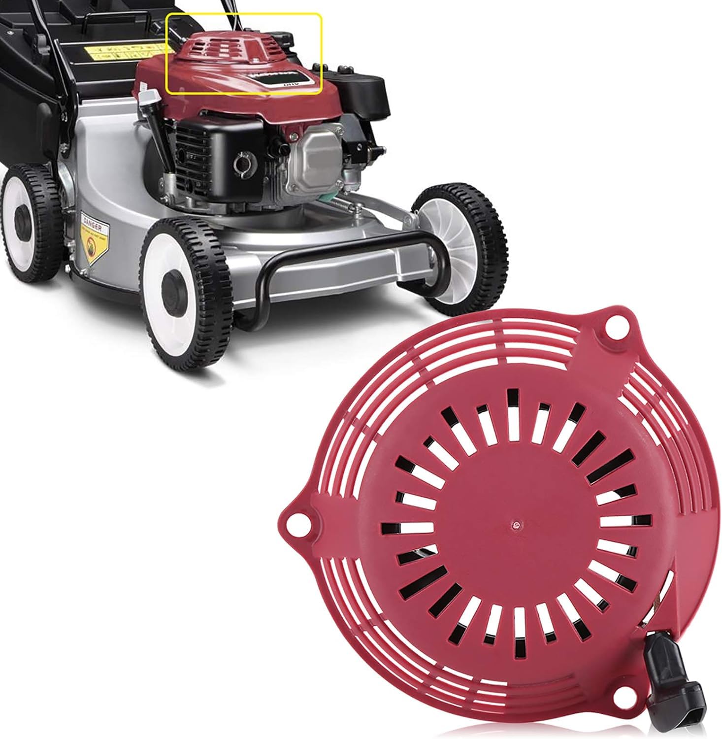 DEWIN Starter Pull Start Assembly, Starter Pull Start Assembly for GC135 GC160 GCV135 GCV160 EN2000 Generators