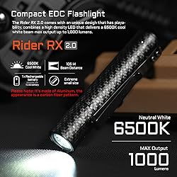 ACEBEAM Rider RX 1000 High Lumens EDC AA Flashlight