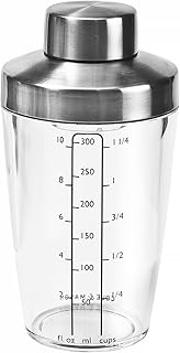 Cole & Mason Dressing-Shaker, Edelstahl/Acryl, 9 x 9 x 17 cm