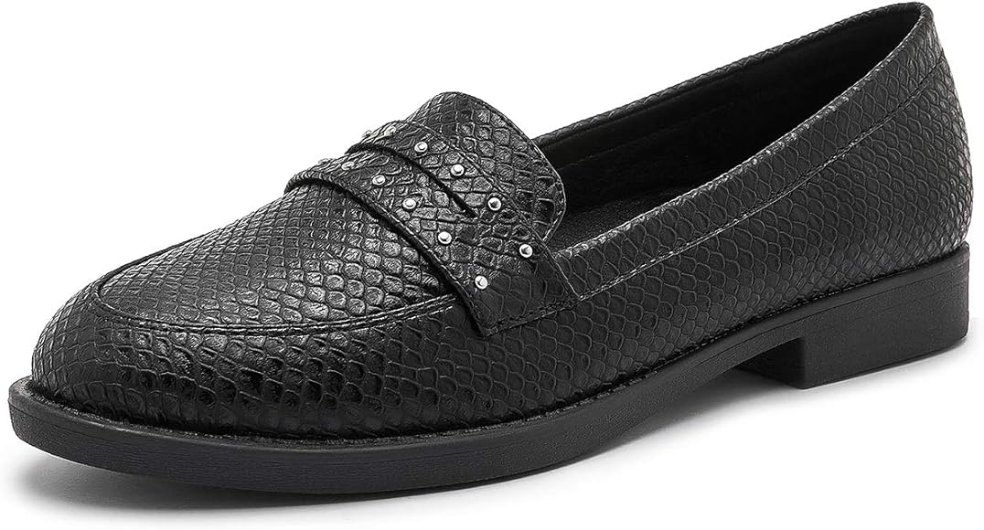 black and white loafers ladies