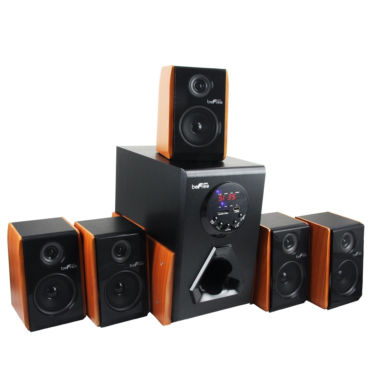 BEFREE SOUND 5.1ch BLUETOOTH WIRELESS POWERED SPEAKER