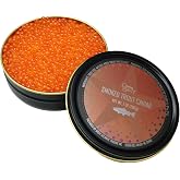 Caviar Star Bourbon Barrel Smoked Rainbow Trout Roe (16 oz Tin) Pappy Van Winkle Wood Stave Chips | Naturally Cold Smoked In House
