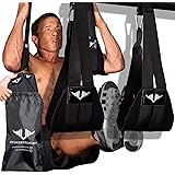Vikingstrength AB straps - Home Gym Exerciser Ab Slings pair for pull up bar - Hanging Leg Raiser Fitness for six pack - Work