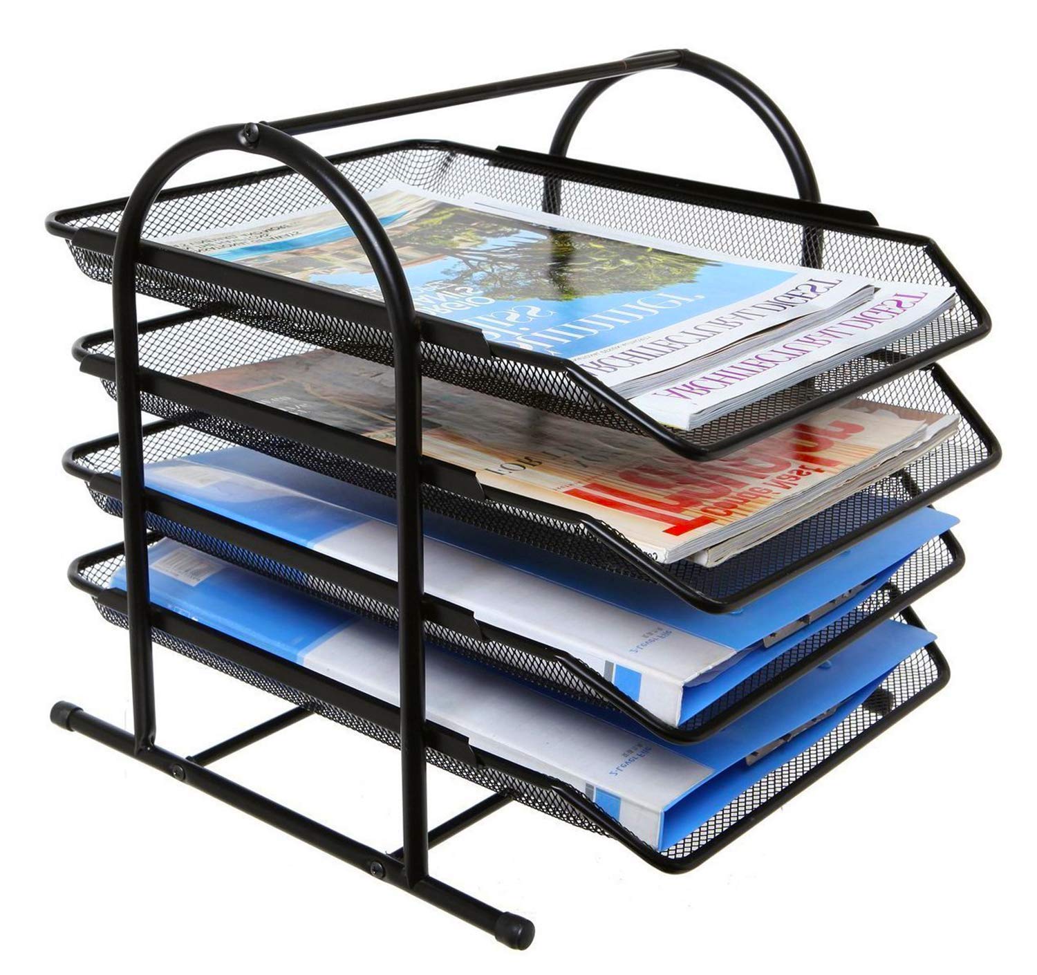 Limuas 4 Tier Document Tray, File Tray, File Rack for A4 Size Documents