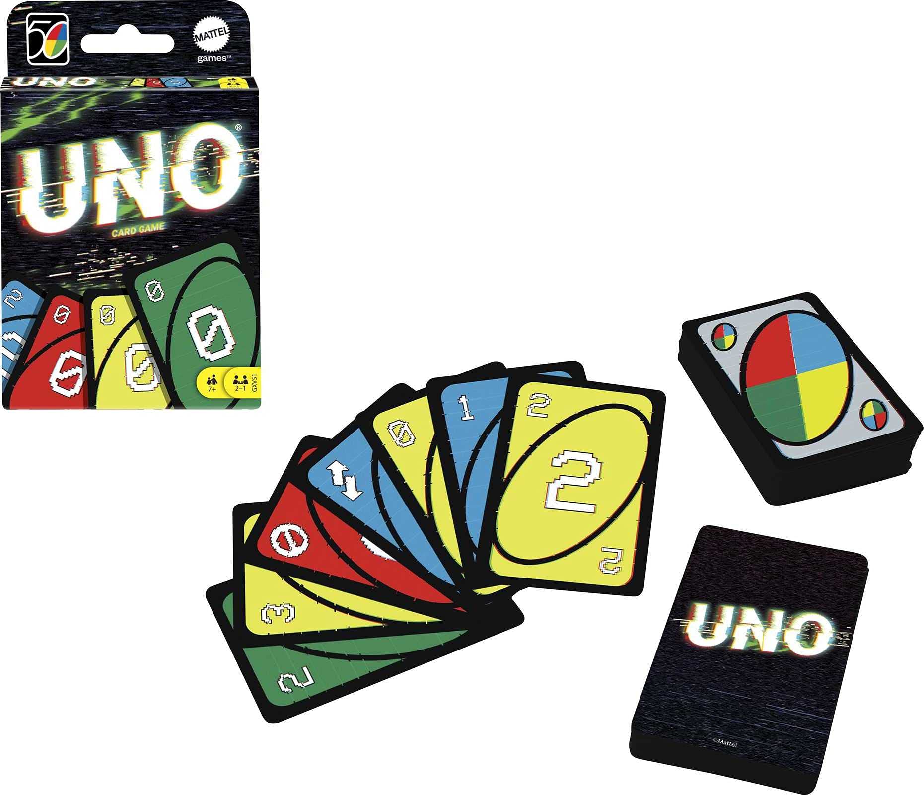 UNO GXV51 Iconic Series 2000's Matching Card Game Featuring Decade-Themed Design, 112 Cards for Collectors, Teen & Adult Game Night, Ages 7 Years & Older, 9.0 cm*3.0 cm*15.0 cm