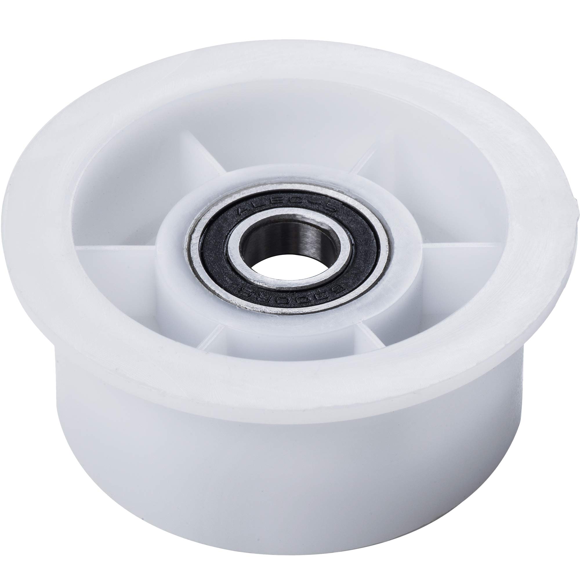 Photo 1 of BlueStars DC97-07509B DC93-00634A Idler Pulley Wheel - Compatible With Samsung Amana Maytag Kenmore Dryer - Replaces AP6038887 PS11771601 DV42H5000EW DV42H5000GW DV42H5200EW DV42H5200GW