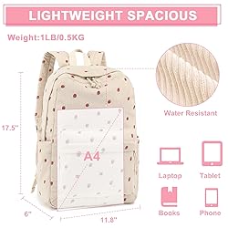 Bluboon Backpack for School Girls Women, Cute
