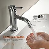 Ibergrif Bathroom Basin Mixer Tap Single Lever Chrome Silver M11003 view 6