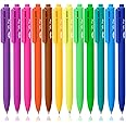 Mr. Pen- Retractable Gel Pens, 12 Pack, Bright Color Ink Gel Pens, Gel Pens Fine Point 0.7mm, Retractable Pens, Cute Pens, Gel Ink Pens, Aesthetic Pens for Journaling Fine Tip Pens