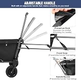 REDCAMP Folding Dog Trolley Cart 134L Heavy Duty Extendable Wagon view 5