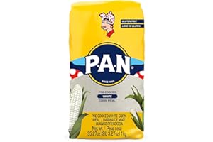 P.A.N. White Corn Meal – Pre-cooked Gluten Free and Kosher Flour for Arepas (2 lb 3.27 Oz / Pack of 1)