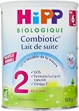 Lait Infantile HiPP 1 COMBIOTIC 800g - Ferments Lactiques, DHA, Bio, De 0 à 6 Mois