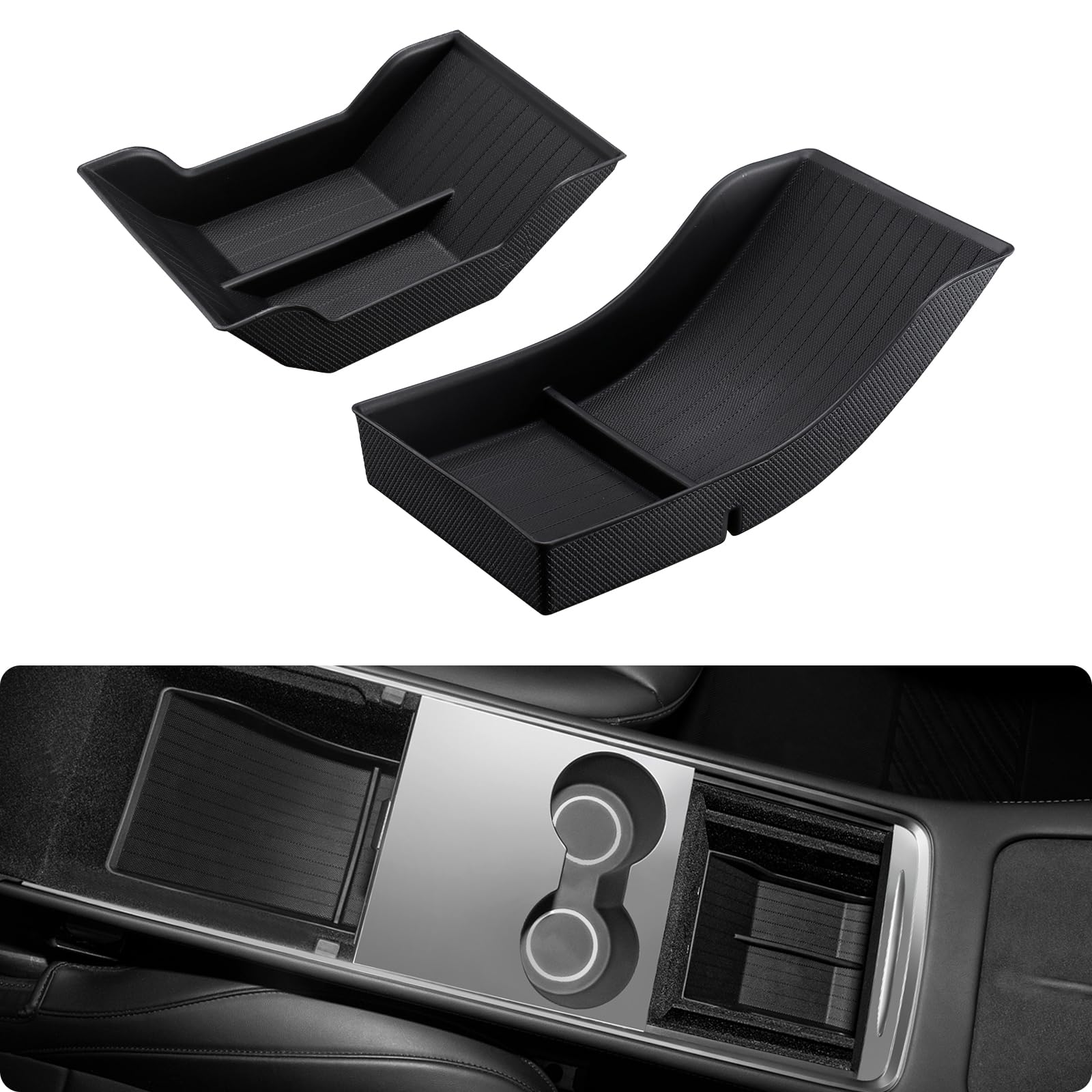 Xotic Tech Glove Box Hidden Hook - Seat Hanger Clip For Tesla Model 3/Y 2017-2023