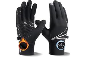 TMANI Winter Gloves Women Men, Warm Thermal Running Touchscreen Men Lightweight Walking Anti-Slip for Skiing