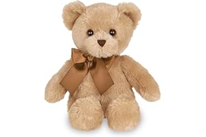 Bearington Collection Lil' Honey The Brown Teddy Bear Plush, 12 Inch Bear Stuffed Animal