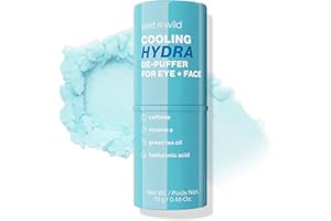 wet n wild Cooling Hydra De-Puffer, Soothing Face Makeup Primer Stick with Vitamin E & Caffeine, Instant Skin Refreshments for All Skin Types and Complexions, Vegan & Cruelty-Free