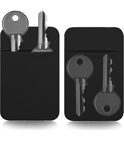 custom key card phone wallet sleeves Sorftin Flat Thin Holder Perfect for those who prefer to travel light Silicone Card Sleeve