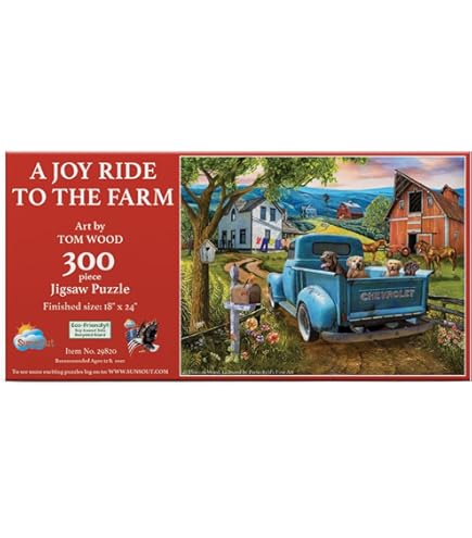 SUNSOUT The Best Trees 500-Piece Puzzle - Winter Scene Jigsaw By Oleg Gavrilov