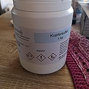 Centra24 Kupfersulfat 1kg in Dose, Kupfervitriol, Kupfer(II)-sulfat-5 ...