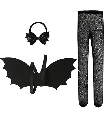 Amazon.com : 4Pcs Halloween Black Bat Hair Clips for Women  display picture 3