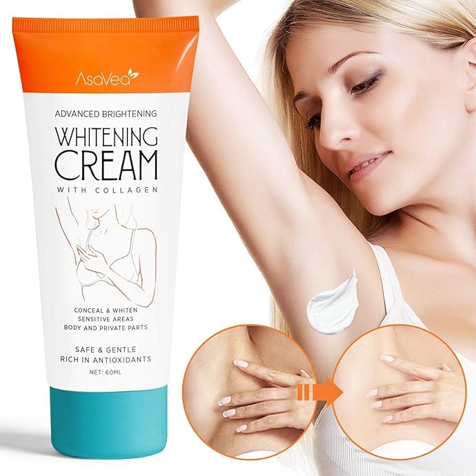 Asavea 腋下美白霜 亮白霜 60ml装 6.4折$15.9秒杀 海淘转运到手约￥116 膝盖、肘部等都可用