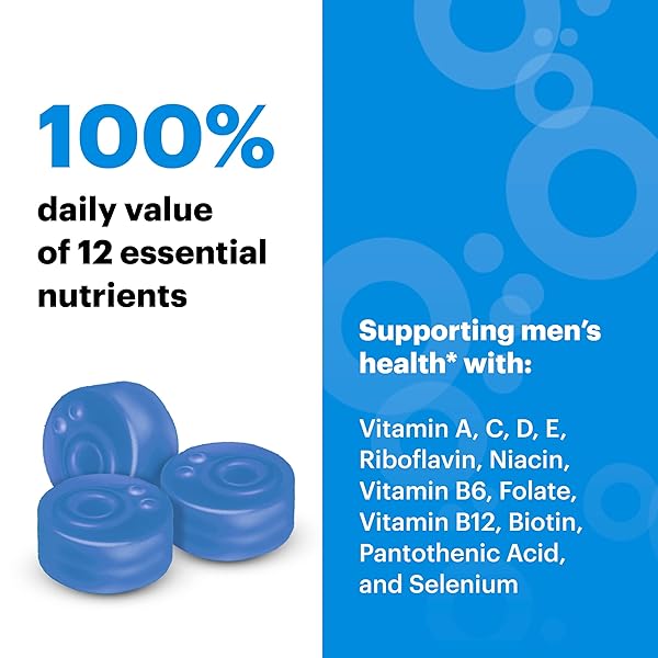 VOOST, MEN’S MULTIVITAMIN GUMMIES, SUPPLEMENT WITH VITAMIN A, B, C, D & ZINC TO SUPPORT MEN’S DAILY HEALTH*, MEN’S CHEWABLE VITAMIN, BLUEBERRY POMEGRANATE FLAVORED, 30 DAY SUPPLY – 90 COUNT