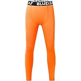 Blueleaf Boy's Compression Leggings Youth Athletic Tights Basketball Baseball Football Pants Quick Dry Sports Base Layer