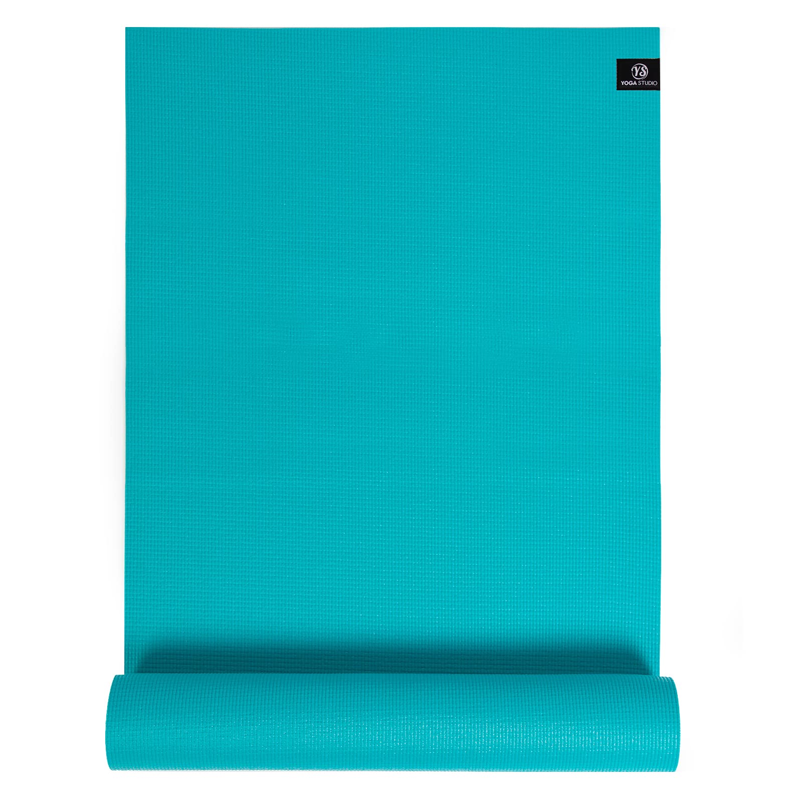 Yoga Studio Sticky Yoga Mat | Oeko-Tex Tear Proof Non-Slip | Workout Exercise Gym Fitness Yoga & Pilates Mat | 183cm x 61cm x 6mm (Turquoise)