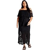 City Chic Women's Plus Size Dress - Callie Crochet