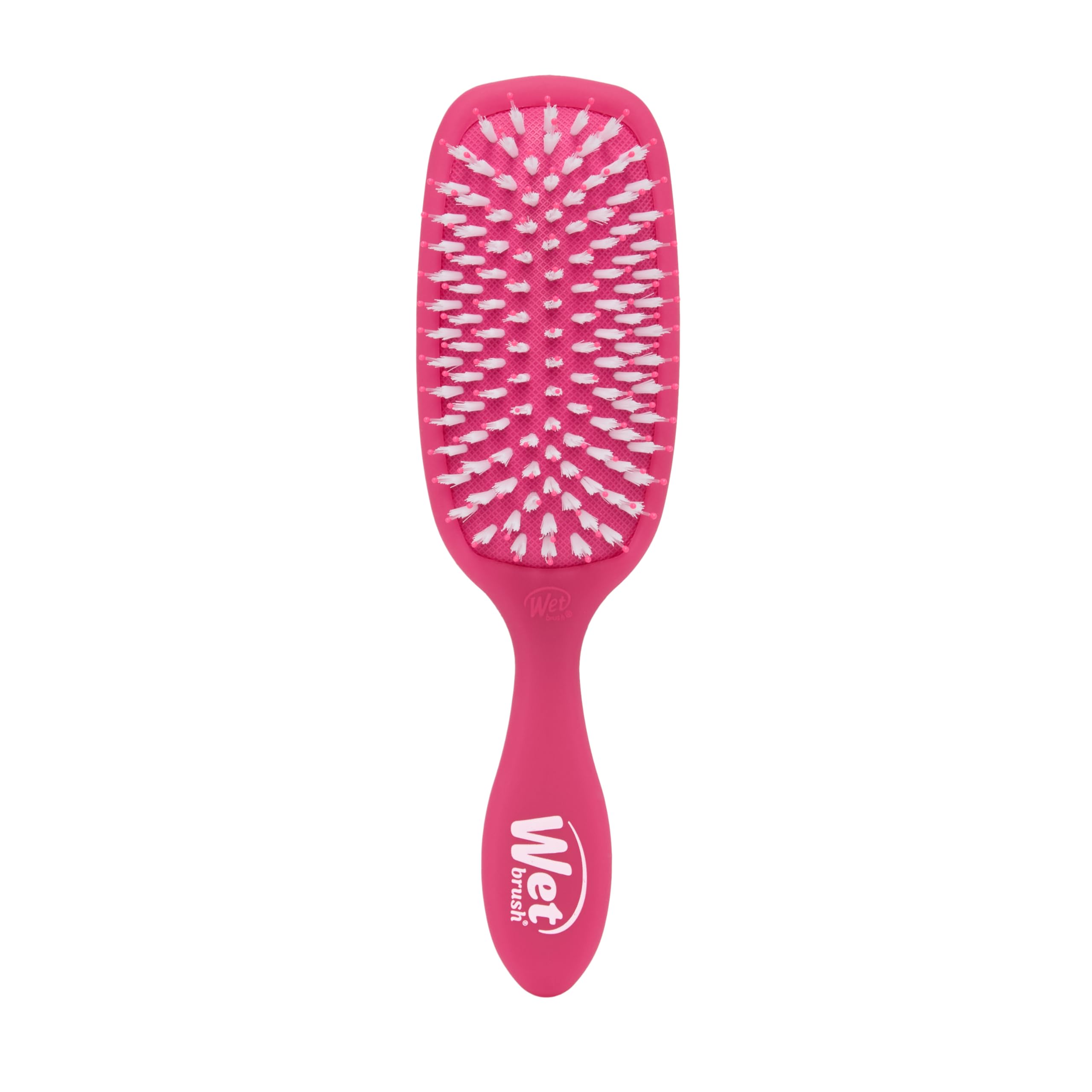 Photo 1 of Wet Brush Smooth Styler Hair Brush, Pink Frost, Exclusive Ultra-soft IntelliFlex Bristles, Synthetic Boar Bristles, Shiny And Smooth, For All Hair Types, For Women, Men, Wet And Dry