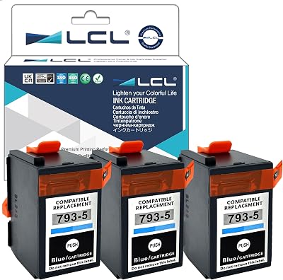 LCL Compatible 793-5 Blue Ink Cartridges for Pitney Bowes DM DM SendPro Postage