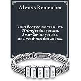 Custom4U Personalized Cuban Link Bracelet for Men Custom Name Bracelet | 1-8 Names Engraved, Waterproof, Stainless Steel/18K Gold Plated/Black, Ready-to-give Gift for Man Dad, Fathers Day, Christmas