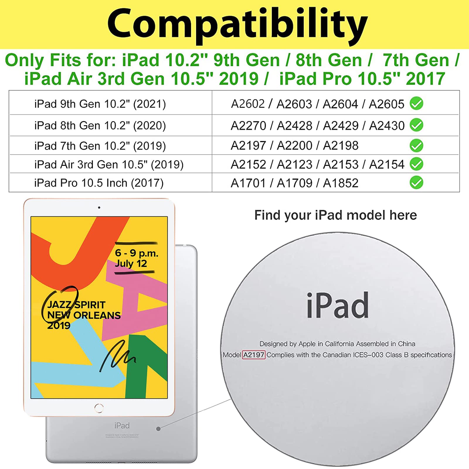 ProCase Kids Case for iPad 9th Generation/iPad 8/iPad 7, iPad 10.2 Case 2021 2020 2019/iPad Air 10.5/iPad Pro 10.5 Kids Case, Shockproof Lightweight Case with Convertible Handle -Blue