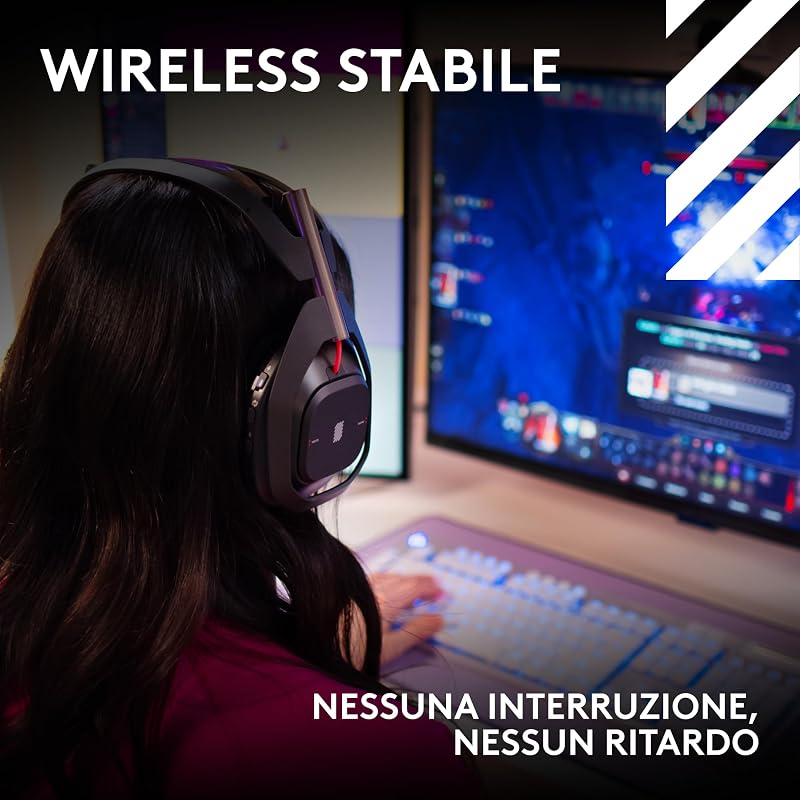 Astro A50 cuffia e microfono gaming wireless LIGHTSPEED + base