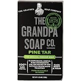 Grandpa's Pine Tar Soap 4.25 Ounce (Pack of 2)