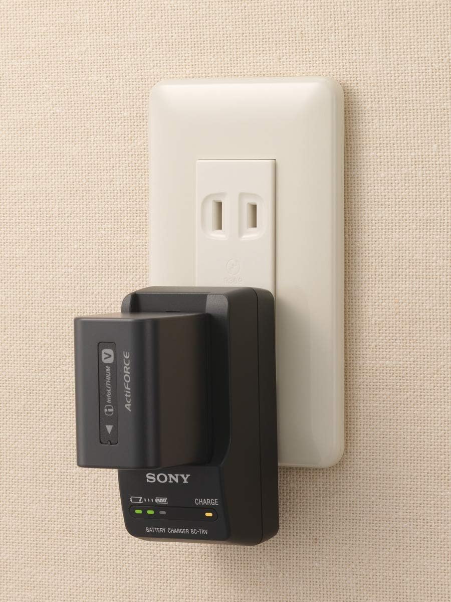 Sony BCTRV Travel Charger -Black : Camcorder Battery Chargers : Camera & Photo