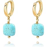 18K Gold Plated Chunky Hoop Earrings Simple Thick Huggie Earrings for Women Elegant Minimalist Jewelry