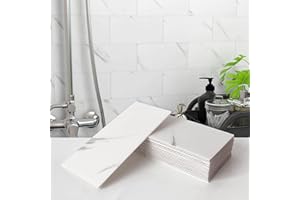 VAOVI Peel and Stick Backsplash Subway Marble Tiles,Kitchen Wall Bathroom Shower Individual Tile Stickers 3.93inx7.87in(23Til
