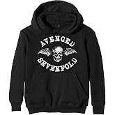 Rock Off officially licensed products Avenged Sevenfold Deathbat The Stage Official Unisex Hoodie Hooded Top