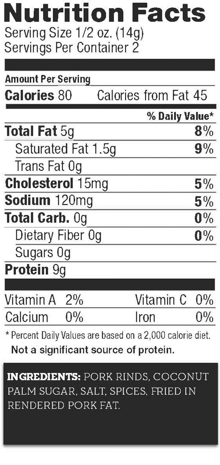 Nutritional Value In Pork Rinds Runners High Nutrition