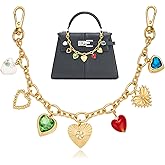 WOWORAMA Fruit Bag Charm Chain for Women Cherry Heart Keychain Bag Extender Chain Fruit Cherry Purse Charm Handle Chains