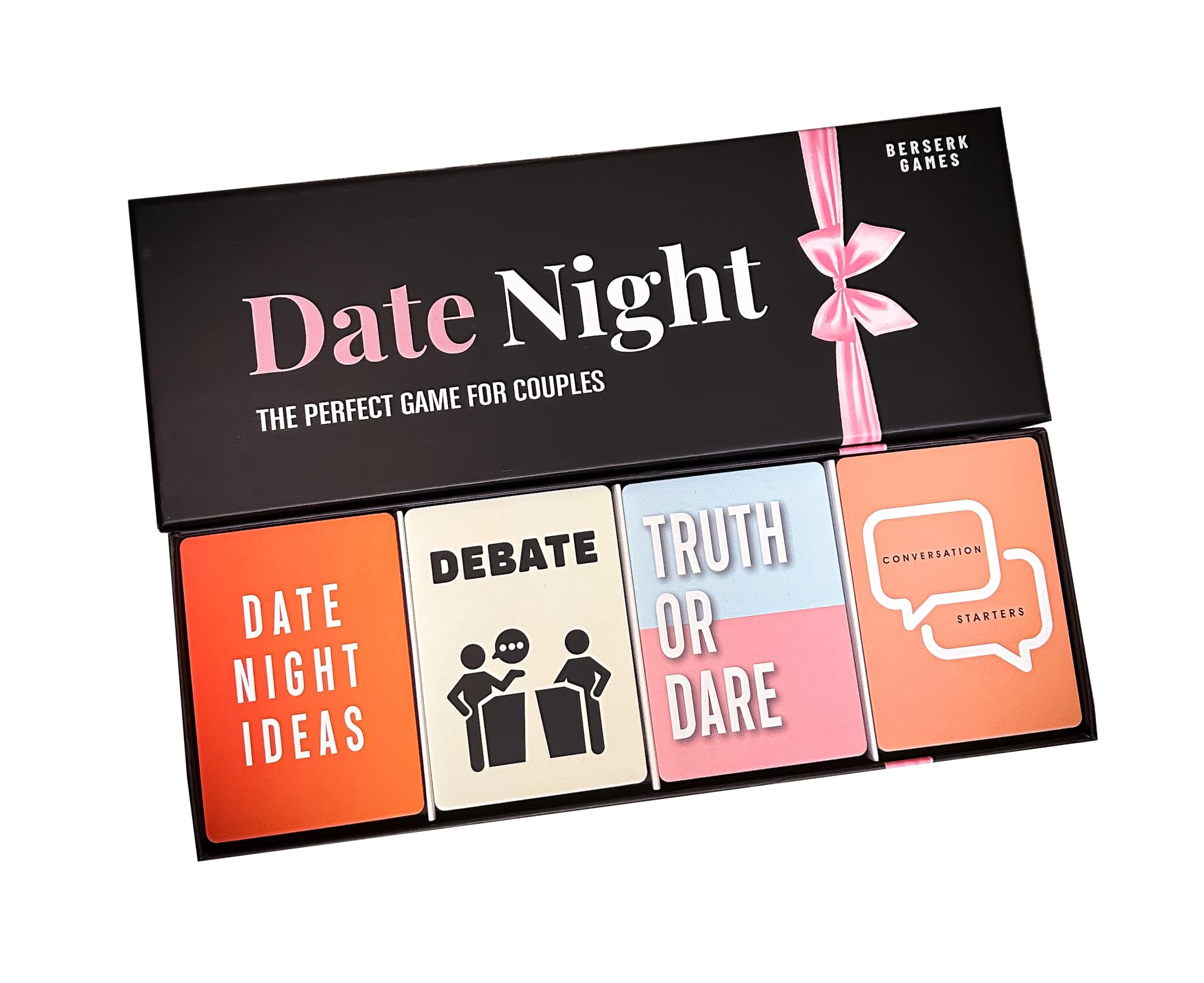 Berserk Games Date Night Card Game for Couples - 160 Fun & Flirty Questions, Dares & Challenges - Romantic Game for Couples, Perfect for Date Night, Anniversaries & Gifts