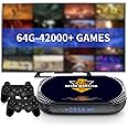Retro Game Console with Built in 42000+ Games, 4K UHD Video Game Console for TV, Emulator Console Support 70+ Emulators, Game System with Wireless Controller, S905X4 Chip, 2.4G+5G WiFi, Gift for Men