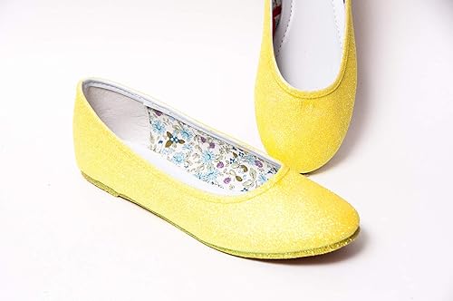 yellow slip on shoes