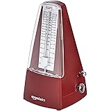Amazon Basics Mechanical Metronome - Steel Movement - Red