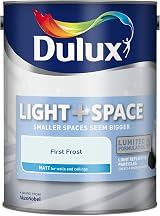 Dulux Light & Space Matt Emulsion Paint First Frost 5L Lumitec Water Based view 2
