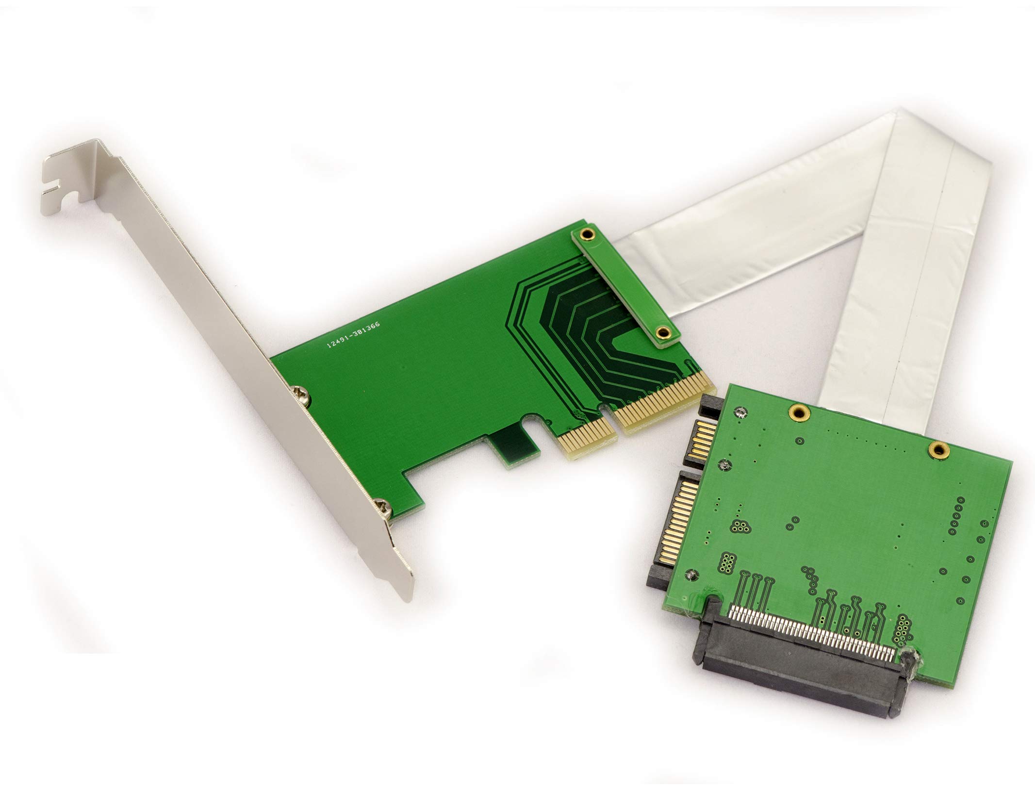 KALEA-INFORMATIQUE Adapter converter for mounting a U.2 SSD on a PCIe x4 slot. U2 pad (68Pin SFF-8639) to PCIe x4 15cm